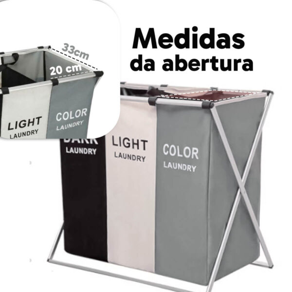 Organizador de Roupa Suja: Cesto Funcional para Armazenamento - Image 8