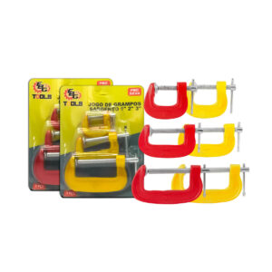 Jogo Grampos Sargento Tipo C 1" 2" 3"! Morsa