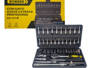 Kit Chave Canhão Catraca Bomder Profissional Alta Qualidade