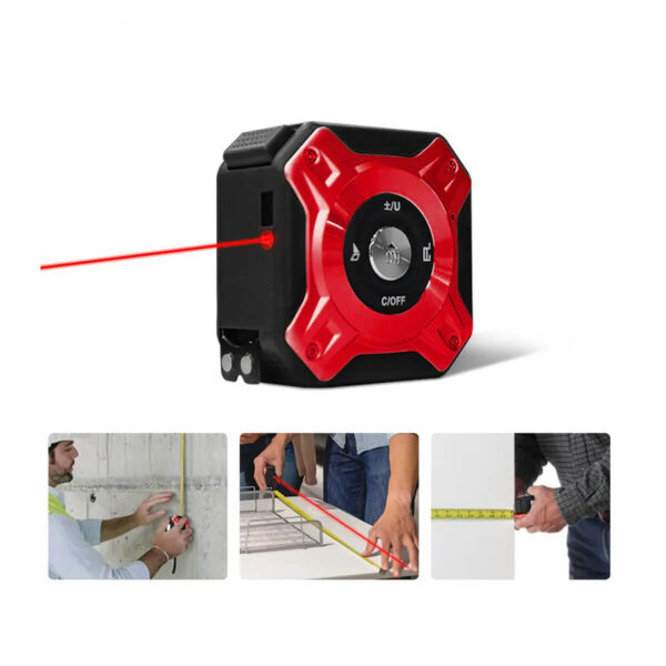 Trena Laser Digital Multifuncional [Vermelho] - Imagem 7