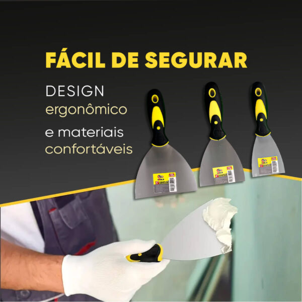 Espatula 3 Pol FBG Cabo Emborrachado - Imagem 6