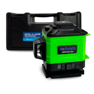 Nivel a Laser 12 Linhas Autonivelante Recarregável Controle + Bolsa