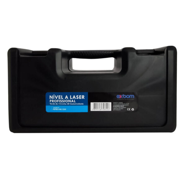 Nivel a Laser 12 Linhas Autonivelante Recarregável Controle + Bolsa - Imagem 3