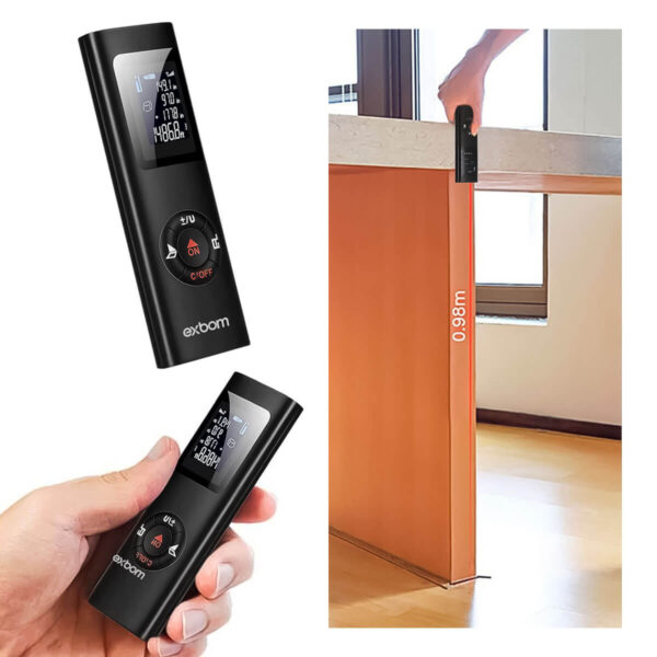 Medidor Profissional Distancia Trena Digital Laser 40 Metros - Imagem 2
