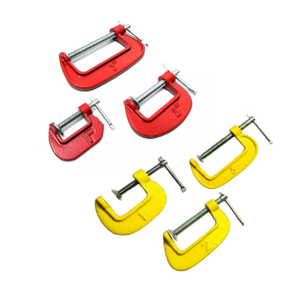 Jogo Grampos Sargento Tipo C 1" 2" 3"! Morsa - Imagem 4