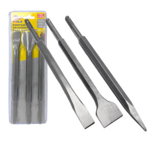 Conjunto de Ponteiras para Martelete [3 Peças]