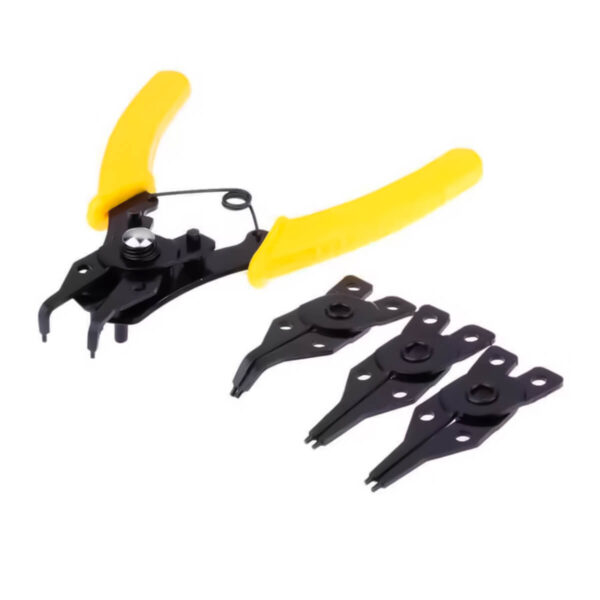 Kit Alicate Encaixe 4 Pontas para Aneis Interno Externo - Imagem 7