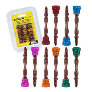 Ponteira Magnética Imantada Aço Kit 10 unidades Phillips