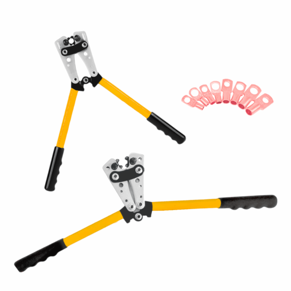 Kit Alicate Crimpador Terminal + Terminais de Cobre - Imagem 6