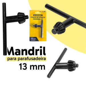 Chave de Aperto para Mandril 1/2 Polegada Aço Resistente