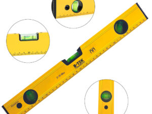 Nível de Alumínio 16 Polegadas com Bolhas Vertical Horizontal e 45 Graus