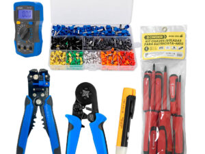 Kit Eletrica Equipamentos de Eletricista Profissional Completo