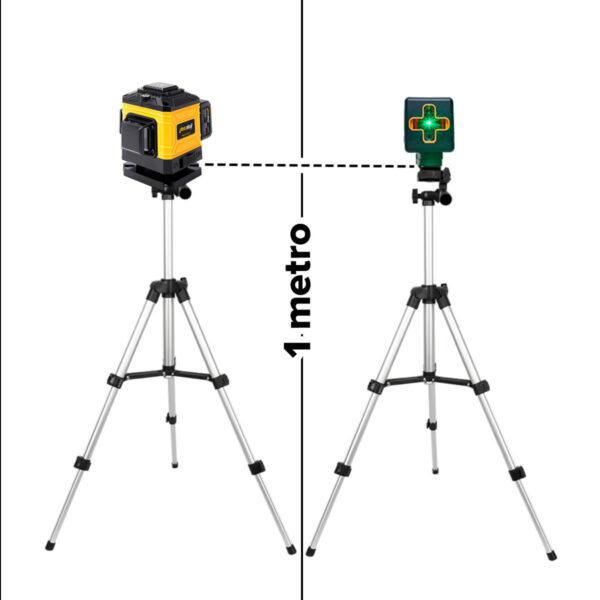Kit Nível a Laser Profissional 3D 12 Linhas e 2 Linhas com Tripé - Image 5