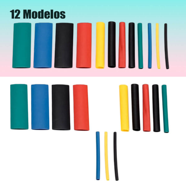 Kit Espaguete Isolante 12 Modelos [530 Peças] - Imagem 2