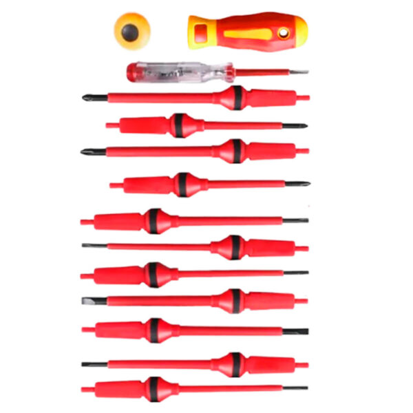 Kit Chave de Fenda Isolada com Imã [14 em 1] - Imagem 2