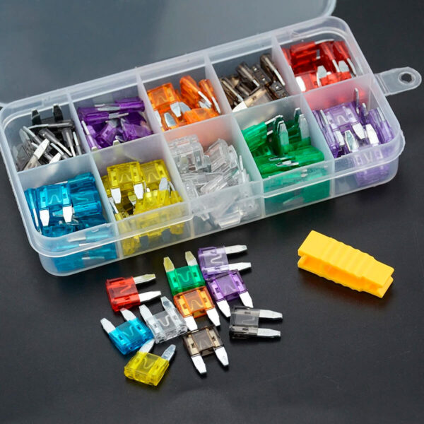 Kit Fusível Automotivo 10 Modelos [100 Peças] - Imagem 2