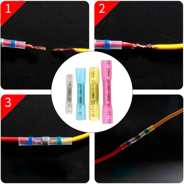 Espaguete Isolante com Solda 4 Modelos [65 Peças] - Imagem 3