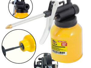 Bomba de Óleo Almotolia Bico Rígido 200ml Profissional