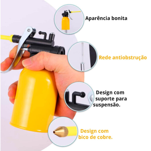 Bomba de Óleo Almotolia Bico Rígido 200ml Profissional - Image 2