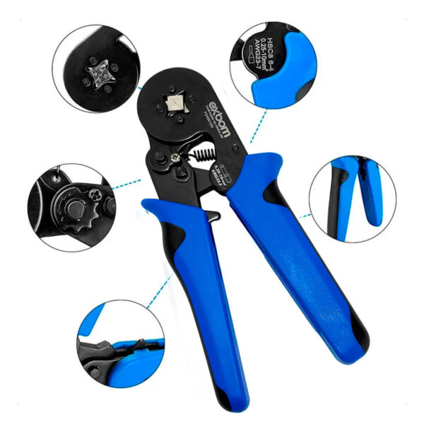 Kit Alicate Crimpar Descascador 1200 Terminais Ilhós Tubular - Imagem 9