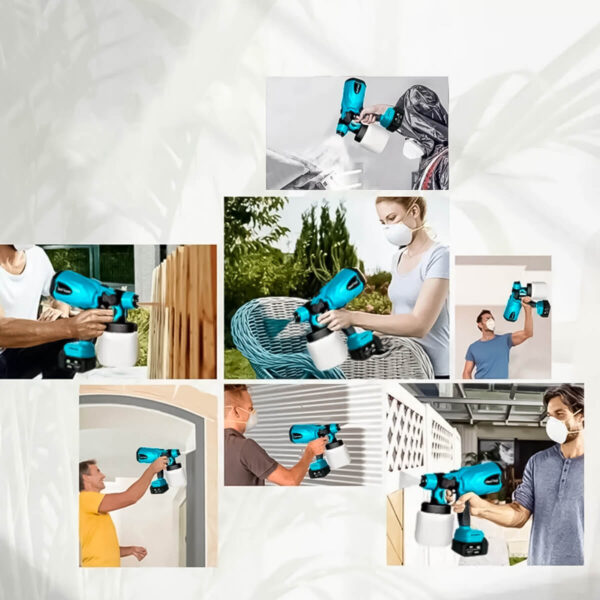Pulverizador Spray Profissional com 3 Bicos e Bateria Extra - Image 6