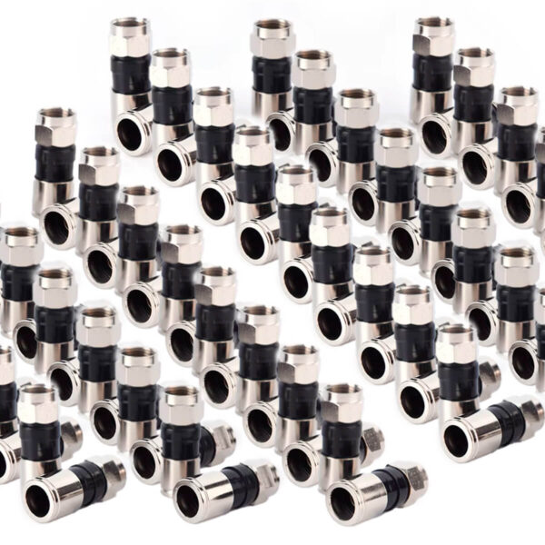 Conectores Compressão Rg59 Cabo Coaxial [100 Unidades] - Imagem 3