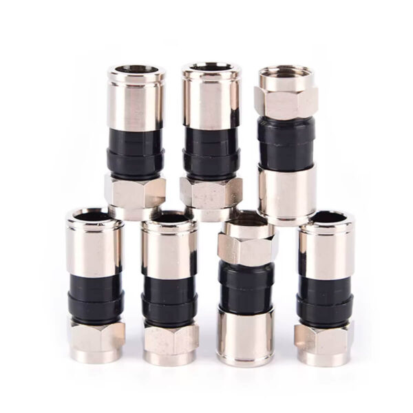 Conectores Compressão Rg59 Cabo Coaxial [100 Unidades] - Imagem 4