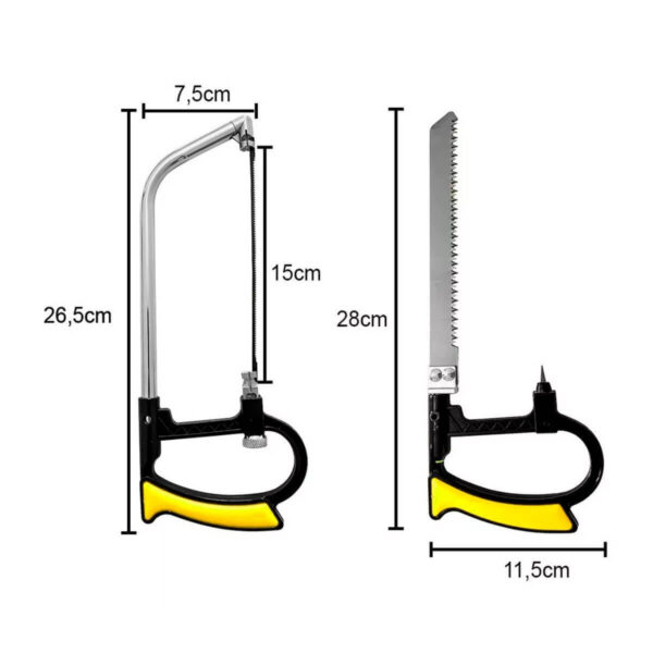 Arco de Serra Multifuncional com 7 Peças para Corte Preciso - Image 6