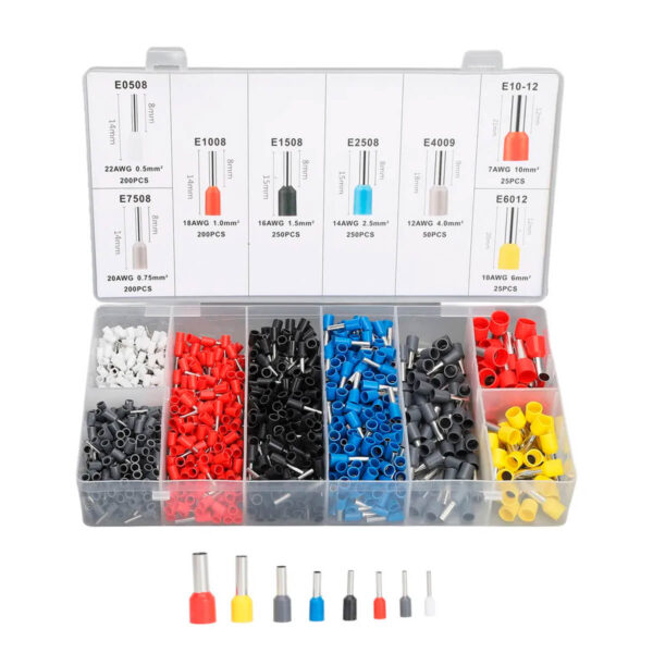 Kit Conector Terminal Tubular Ilhós [1250 Uni.] - Imagem 7
