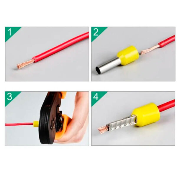 Kit Conector Terminal Tubular Ilhós [1250 Uni.] - Imagem 2