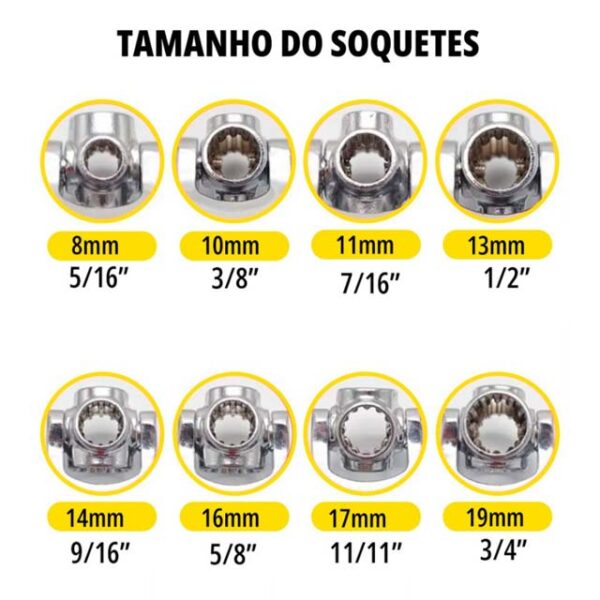 Chave Tigre Ajustável Ferramenta Essencial para Encanadores [48 em 1] - Image 2