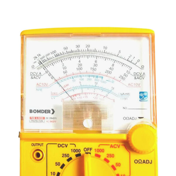 Multimetro Analogico com Alerta Sonoro Bomder - Imagem 3