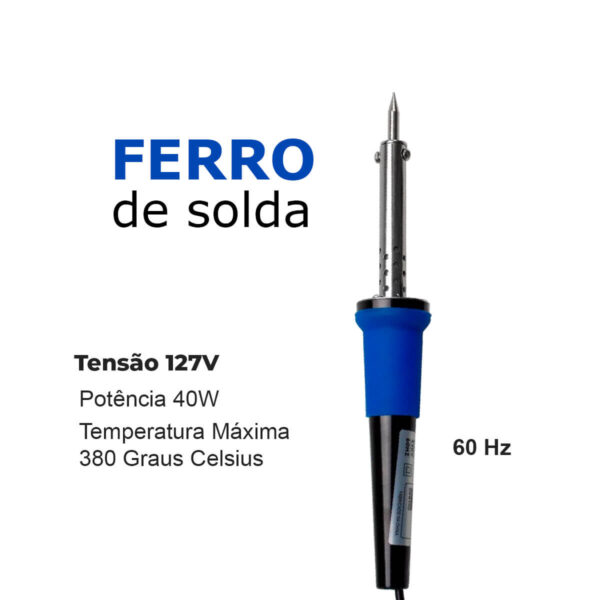 Soldador 127V Potência 40W Exbom - Imagem 4