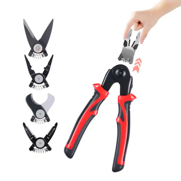 Kit Estojo Alicate 5 em 1 Cortador Descascador Crimpador - Imagem 6
