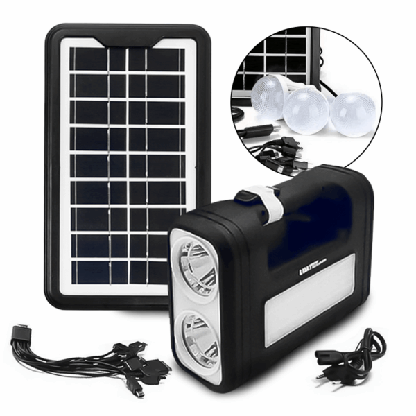 Kit Sistema De Iluminação Solar Lk-3101 Luatek - Imagem 3
