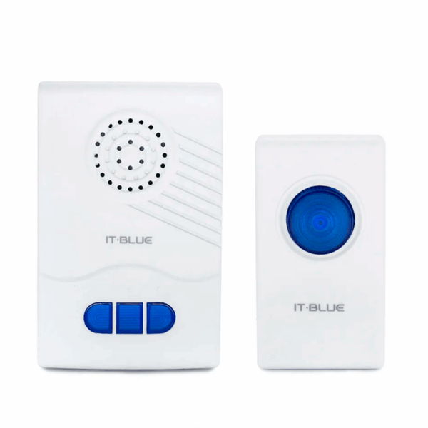 Campainha Até 100 Metros Tomada e Pilha 12v It Blue [SD-1754] - Imagem 2
