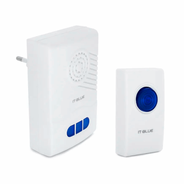 Campainha Até 100 Metros Tomada e Pilha 12v It Blue [SD-1754] - Imagem 3