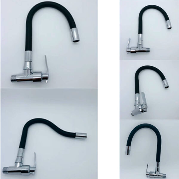 Torneira Monocomando Bica Flexível [Preto] - Imagem 7