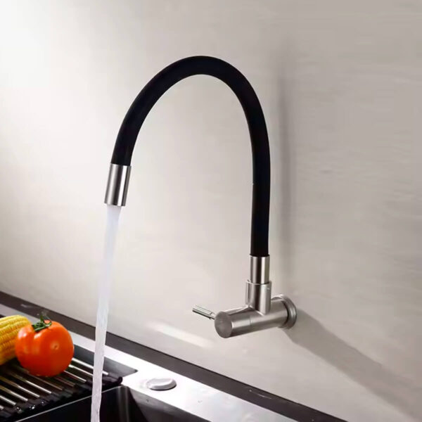 Torneira Monocomando Bica Flexível [Preto] - Imagem 3
