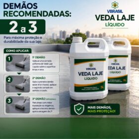 Kit 2 Veda Laje Líquido Incolor [5 Litros]